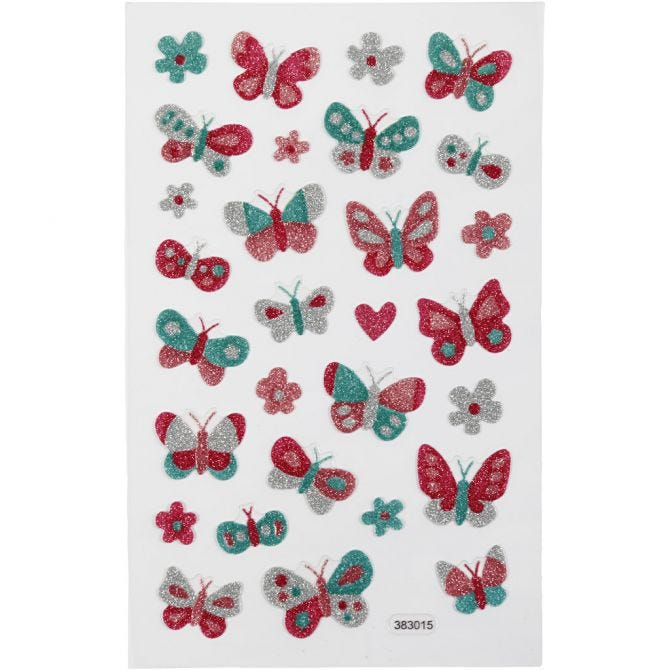 CC Sticker Sheet Butterflies 10x16 cm