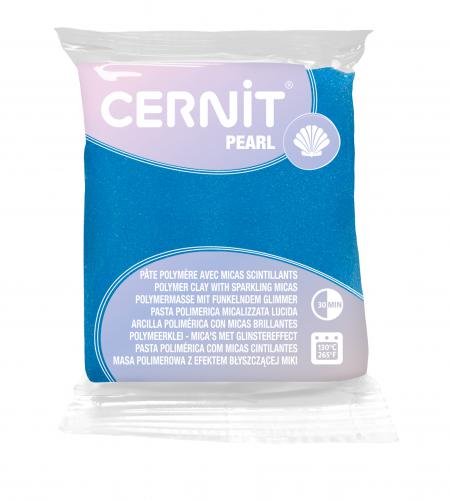 Cernit klei Pearl Blue 56gr - Polymeerklei / Boetseerklei