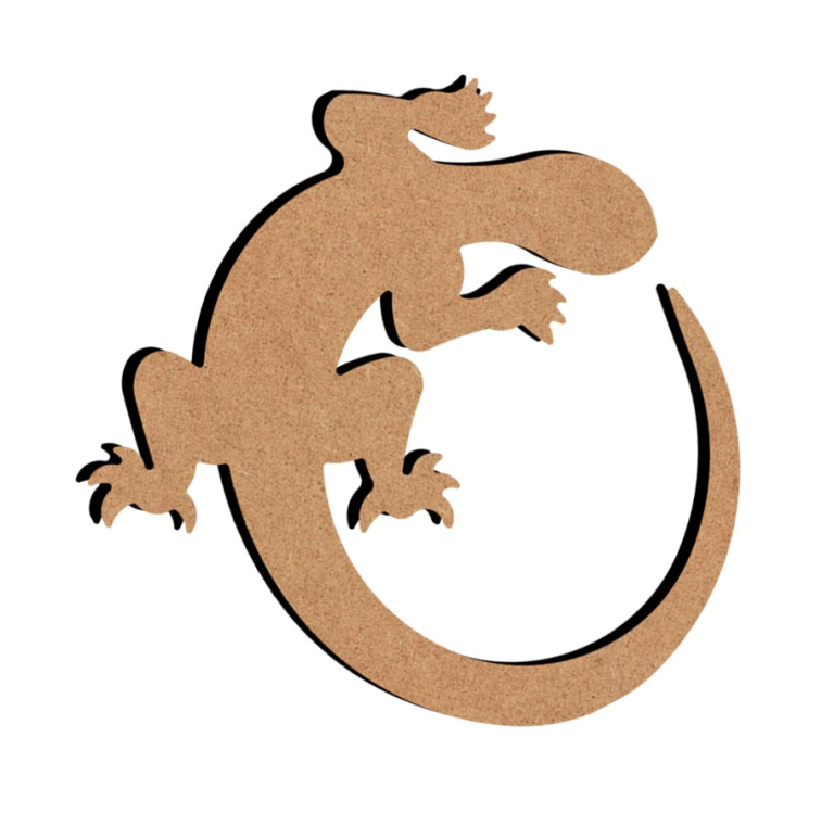MDF Figuur Salamander 26 cm