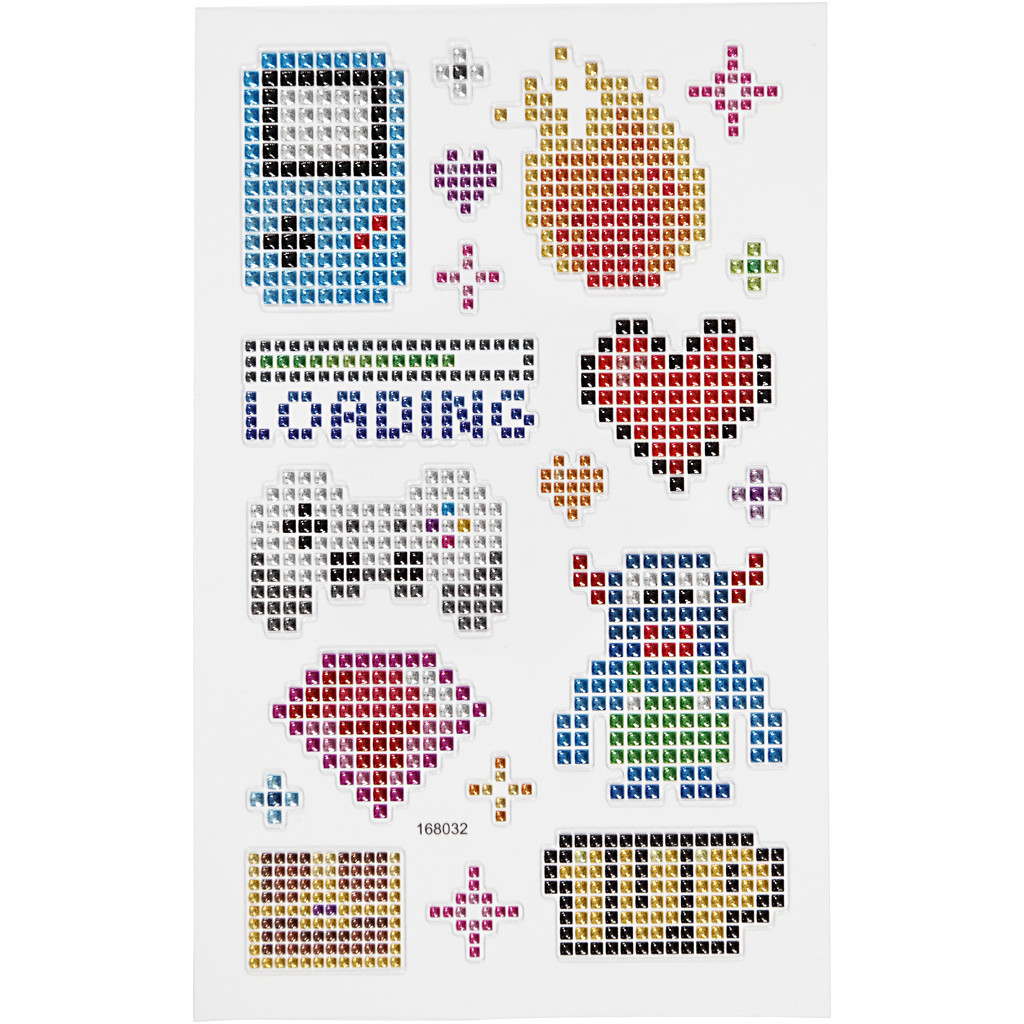 CC Diamond Sticker Sheet Games