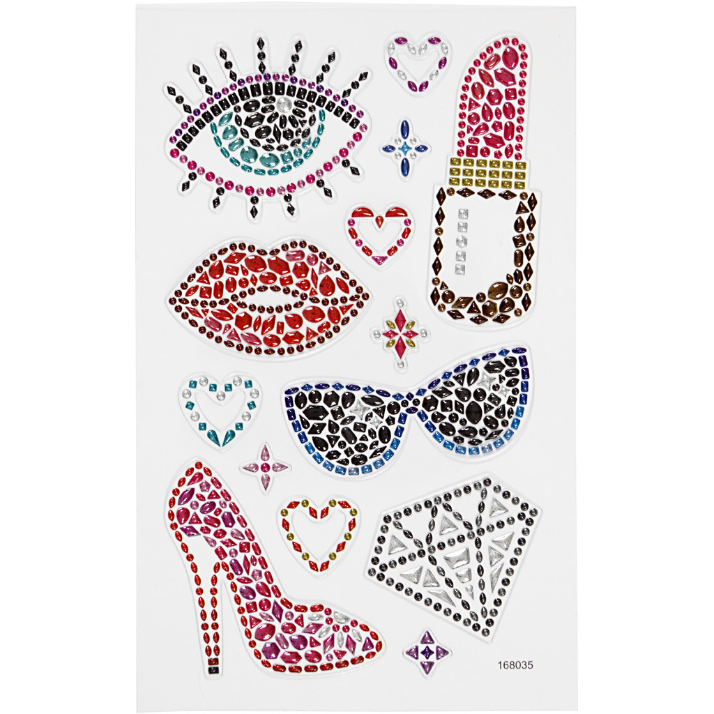 CC Diamond Sticker Sheet Lipstick