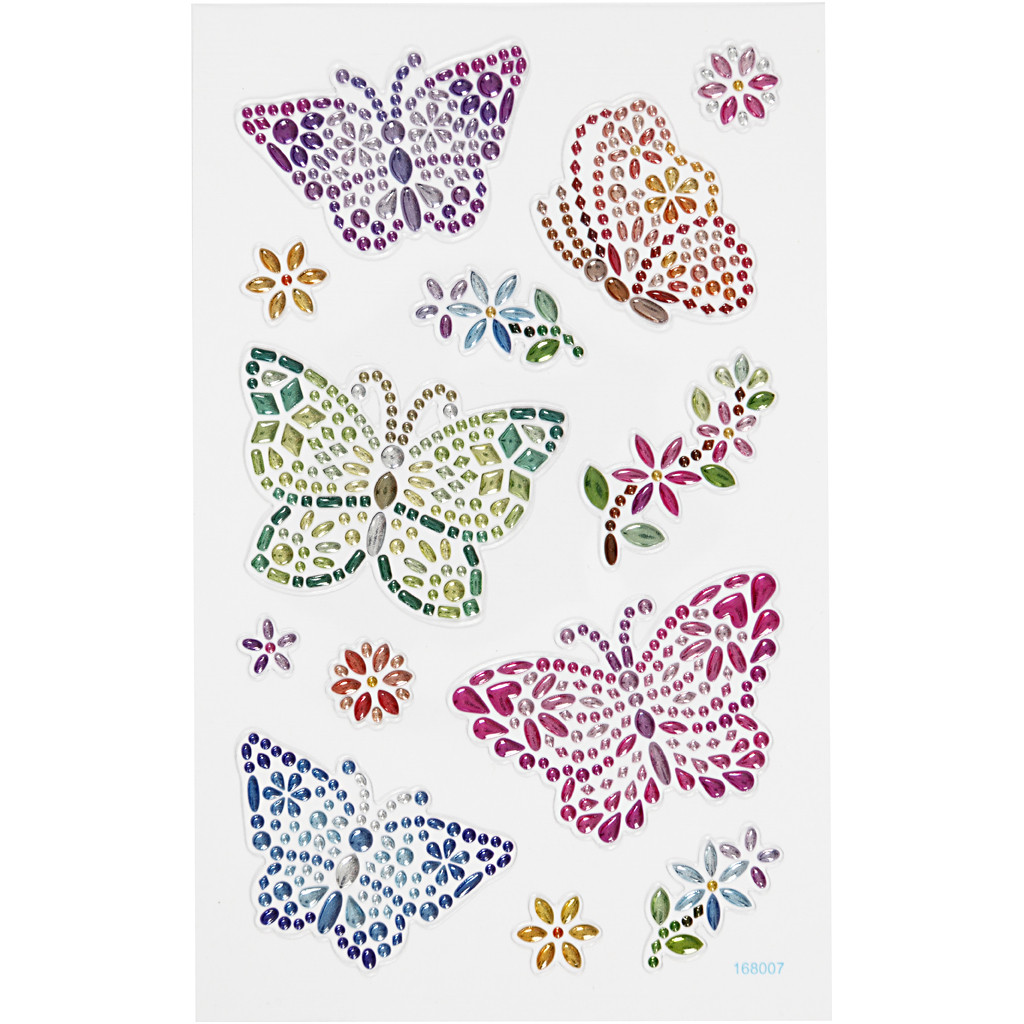 CC Diamond Stickerbogen, Schmetterlinge