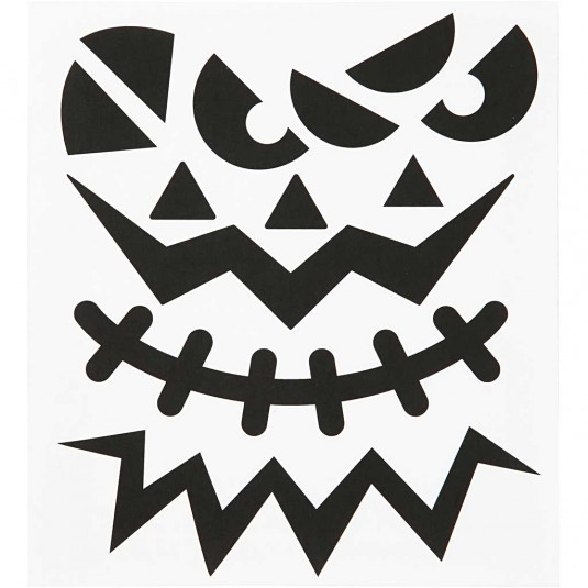 CC Stickers Halloween Gezichten