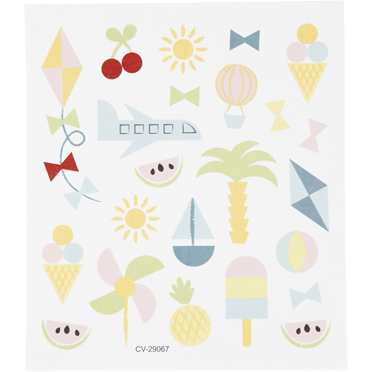 CC Stickers Zomervakantie