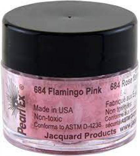 Afwerking PearlEx 3gr x Flamingo Pink - Polymeerklei / Boetseerklei
