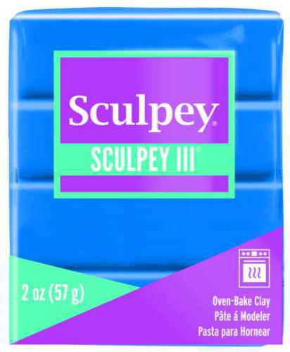 Sculpey III Blauw 57gr - Hoogwaardige Polymeerklei & Boetseerklei