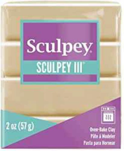 Sculpey Klei III Tan 57g - Polymeerklei & Boetseerklei