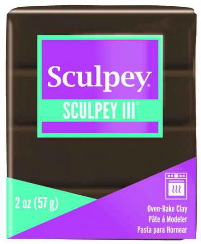 Sculpey III Suede Bruin 57gr - Polymeerklei / Boetseerklei