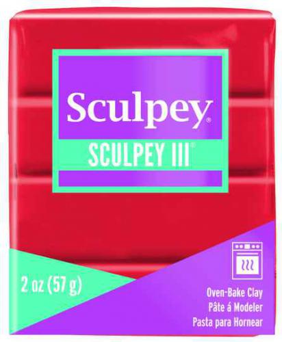 Sculpey Premo Poppy Red 57gr - Polymeerklei / Boetseerklei