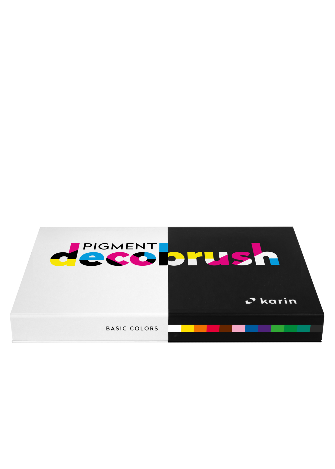 Karin Deco Brushmarker Pigment Collection 12 Stück Basic