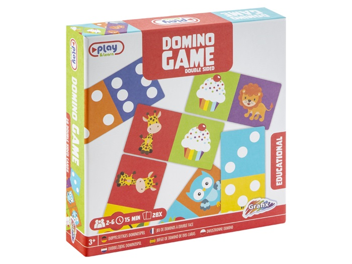 Grafix Doppelseitiges Domino Spiel