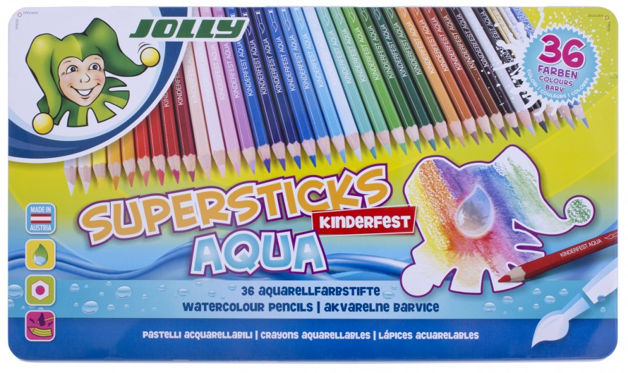 Jolly Supersticks Aqua Aquarelpotloden 36 stuks