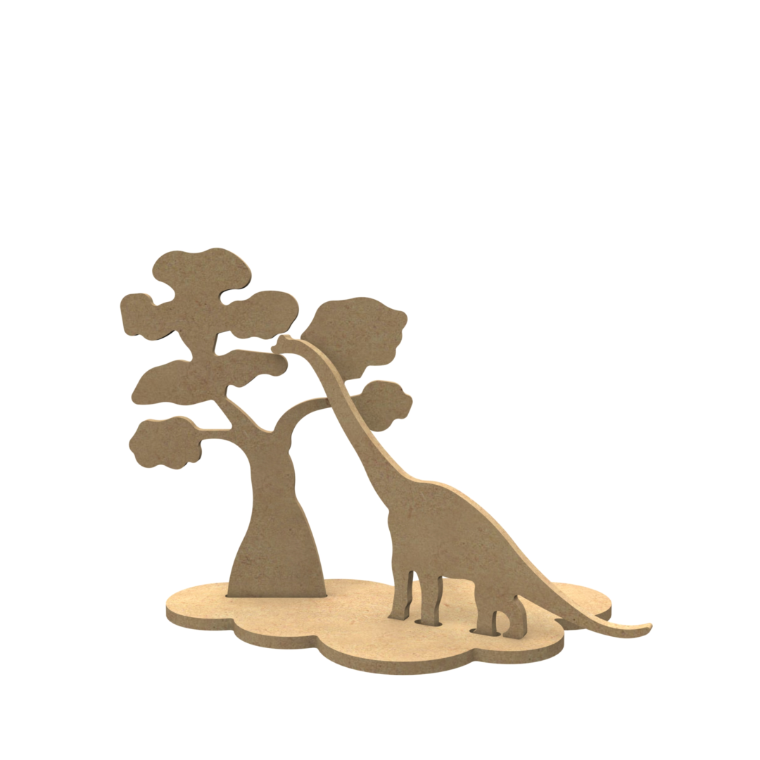 MDF Figuuren Apatosaurus Set 24x19 cm