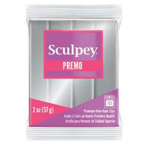 Sculpey Premo Klei Zilver 57G - Polymeerklei - Boetseerklei