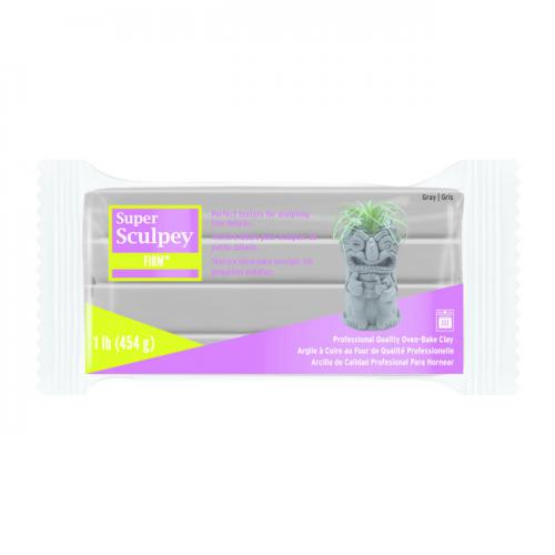Sculpey Super Sculpey Firm Grey 454gr - Polymeerklei / Boetseerklei