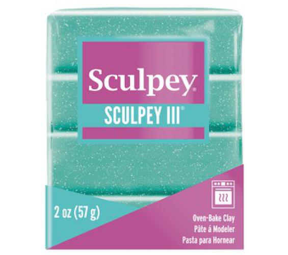 Sculpey Premo Turquoise Glitter 57gr - Polymeerklei & Boetseerklei