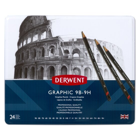 Derwent Graphitstifte-Set 24 Stück
