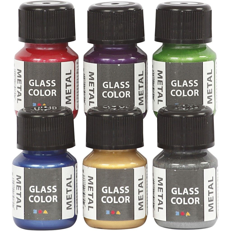 CC Glass Color Metal Set 6x30 ml Multi