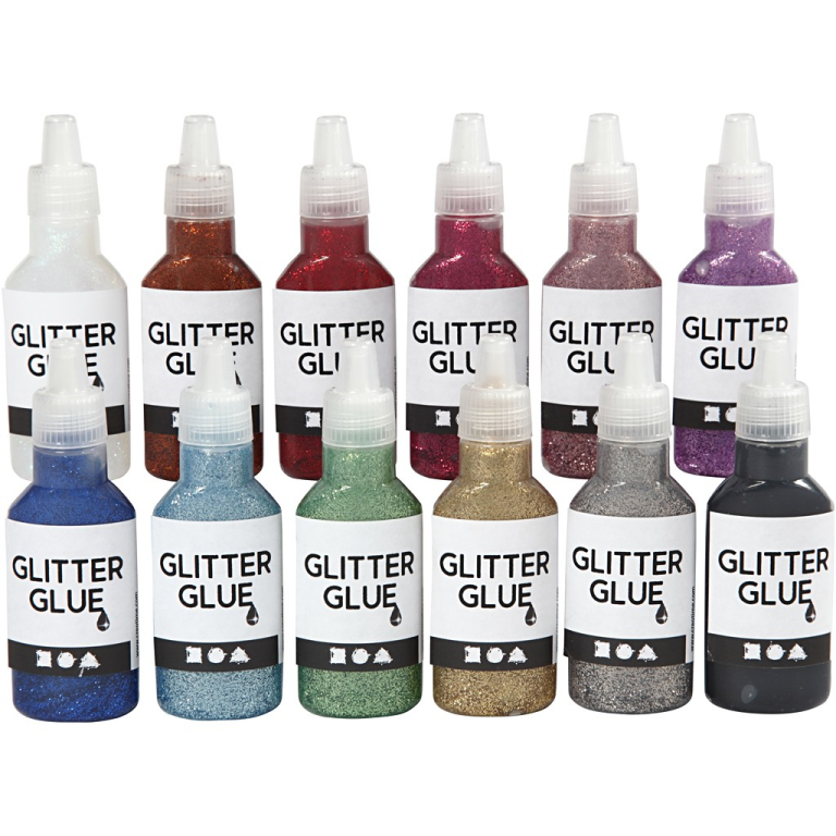 CC Glitterkleber Set 12x25 ml