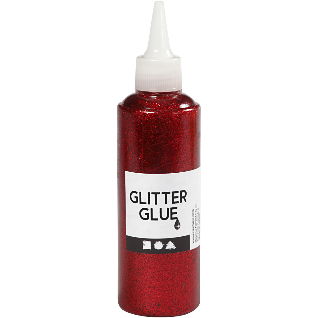 CC Glitzerkleber 118 ml Rot