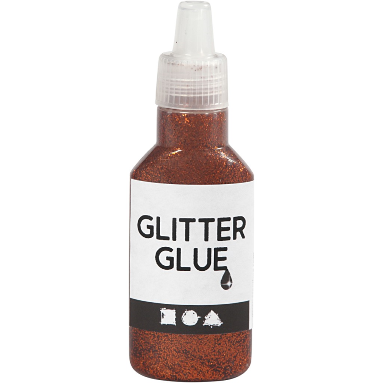 CC Glitzerkleber 25 ml Orange