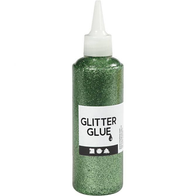CC Glitterlijm 118 ml Groen