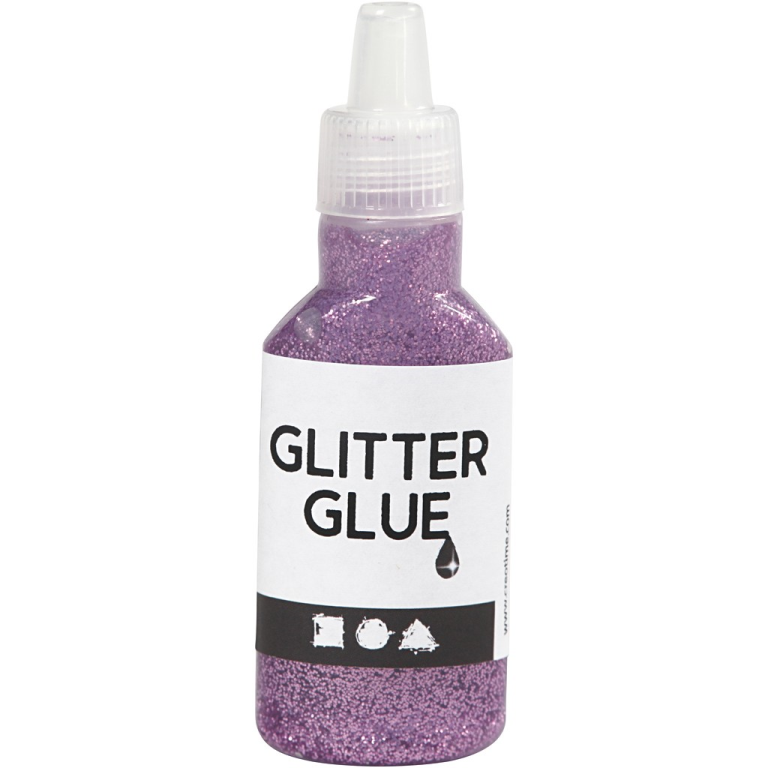 CC Glitterlijm 25 ml Paars