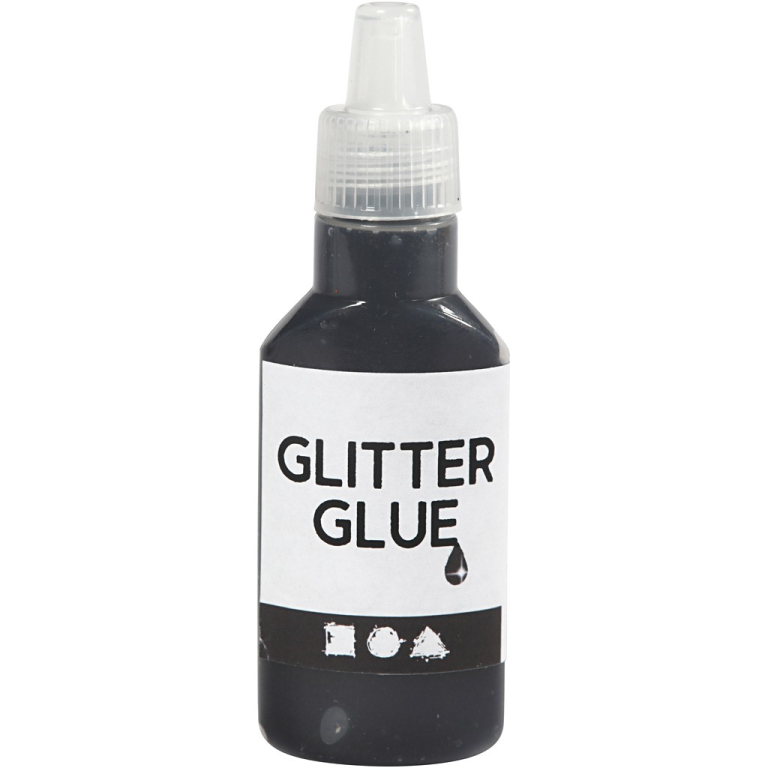 CC Glitterlijm Zwart 25 ml