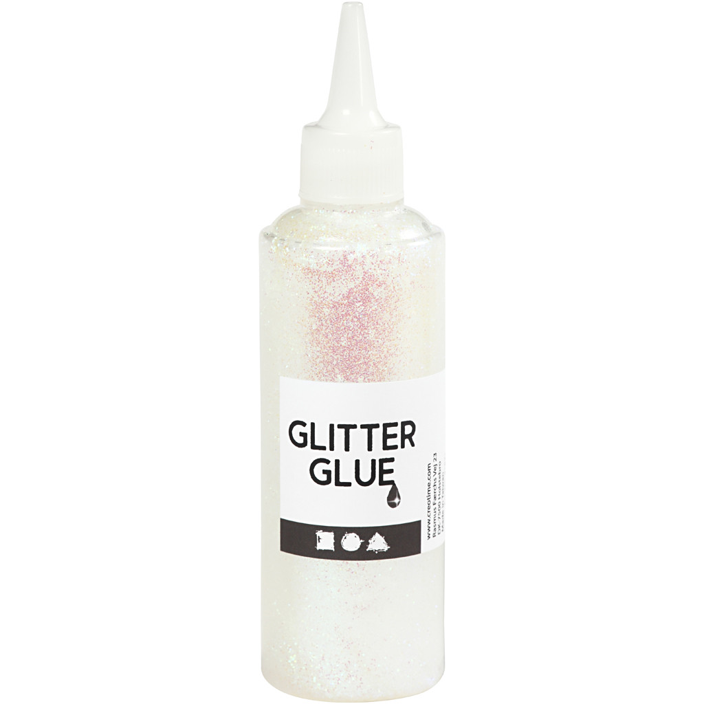CC Glitterlijm 118 ml Holografisch Wit