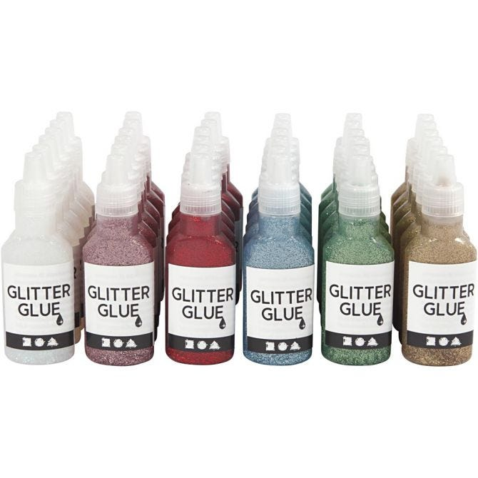 CC Glitterlijm Set 36x25 ml