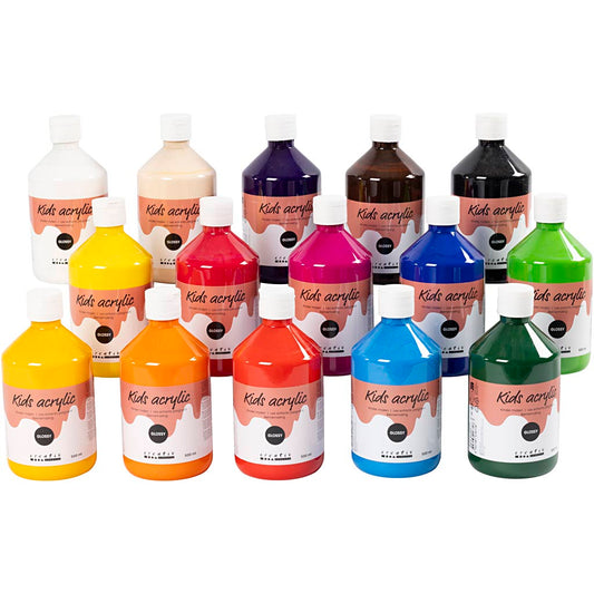 CC Glossy Acrylverf Set 15x500 ml