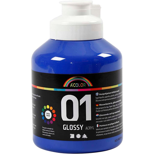 CC Acrylverf Glossy Blauw 500 ml