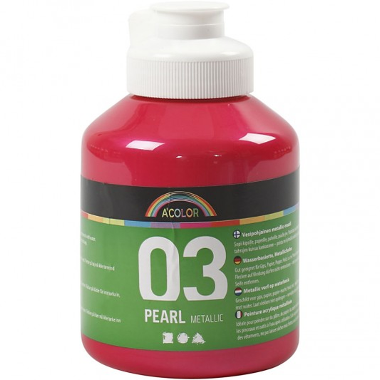 CC Metallic Acrylverf Roze 500 ml