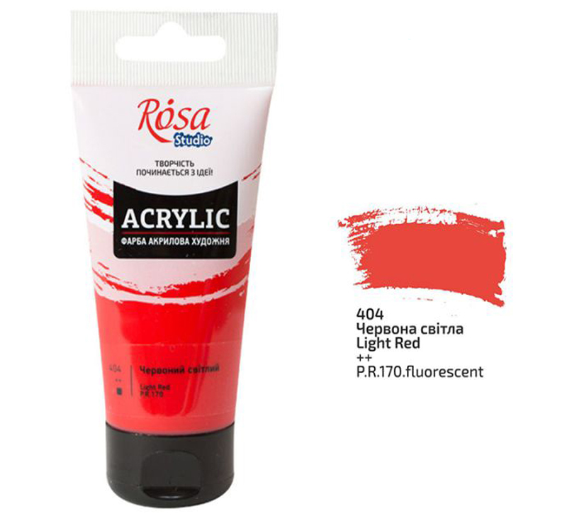 Rosa Studio Acrylverf 75 ml 404 Light Red