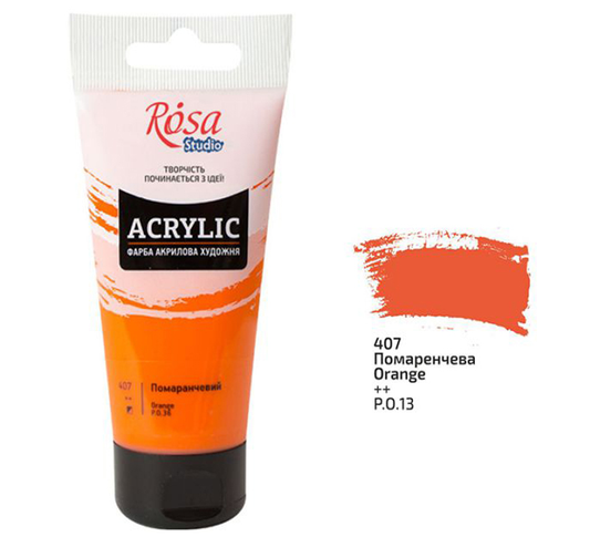 Rosa Studio Acrylverf 75 ml 407 Orange