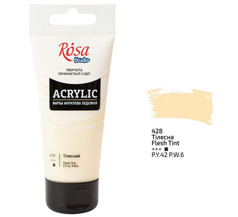 Rosa Studio Acrylfarbe 75 ml 428 Fleischton
