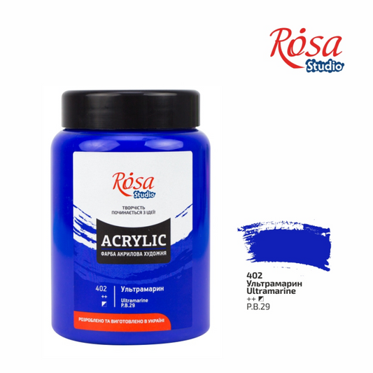 Rosa Studio Acrylic Paint 400 ml 402 Ultramarine
