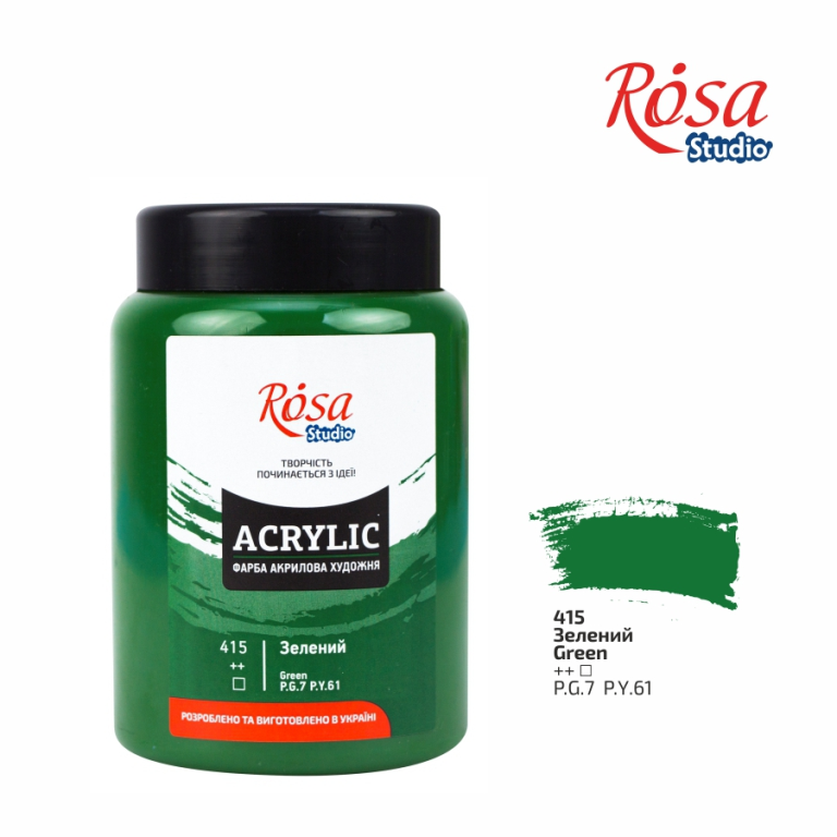 Rosa Studio Acrylfarbe 400 ml 415 Grün