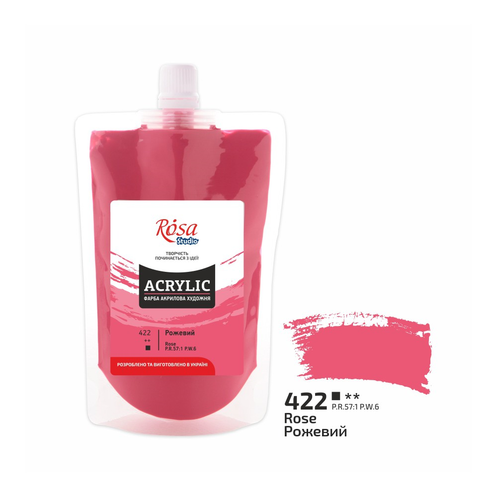 Rosa Studio Acrylverf Soft Pack 200 ml 422 Rose