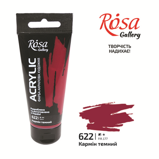 Rosa Gallery Acrylverf 60 ml 622 Carmine Deep