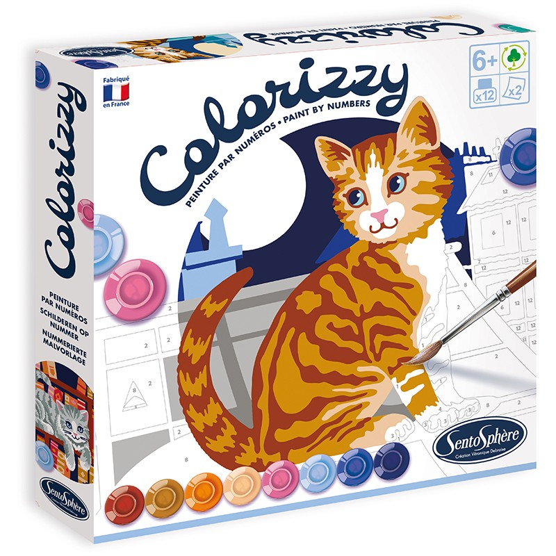 Colorizzy Paint by Numbers Cats