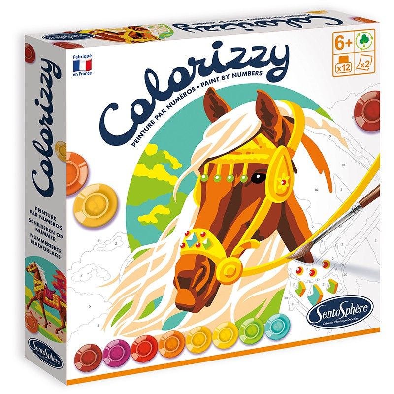 Colorizzy Malen nach Zahlen Pferde