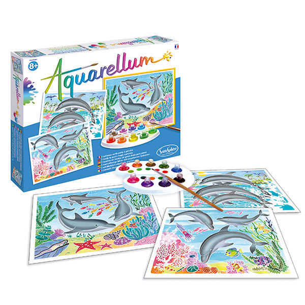 Aquarellum Delfine