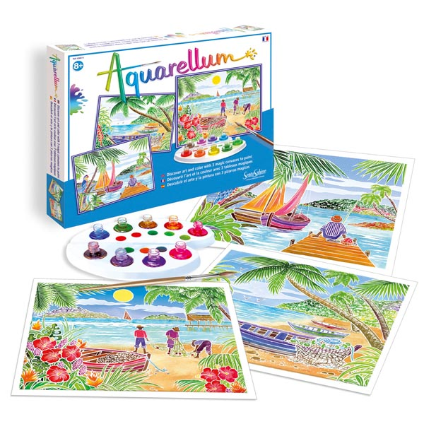 Aquarellum XL Set Tropical Landscapes