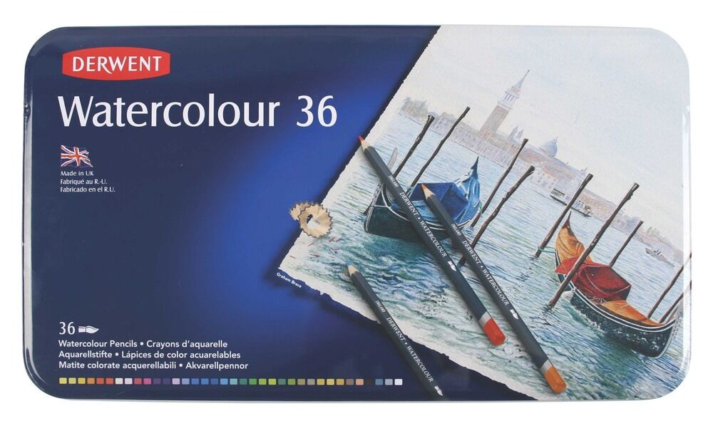 Derwent Aquarel Potloden 36 Stuk