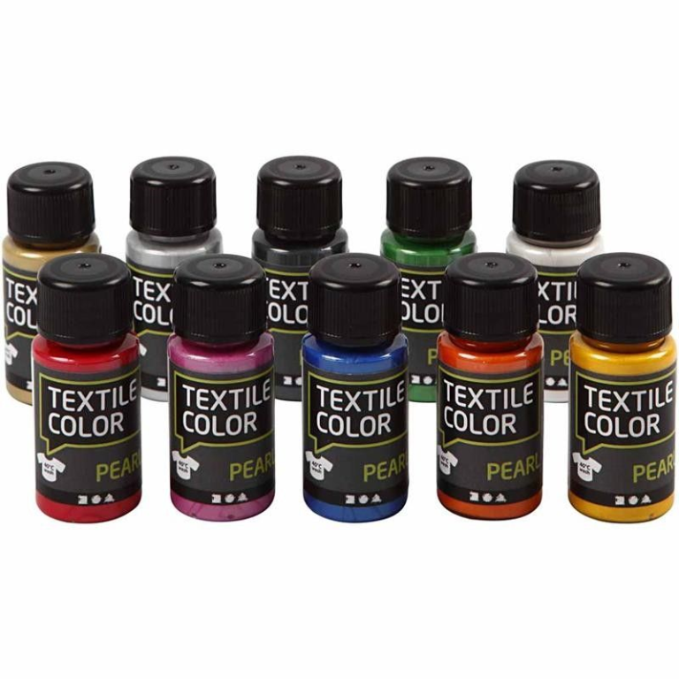 CC Textilfarbe Perlglanz-Set 10 Farben