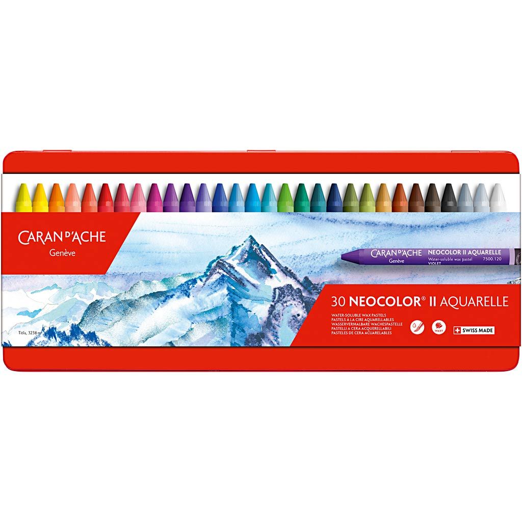 Caran d'Ache Neocolor II Waskrijt Set 30 stuks
