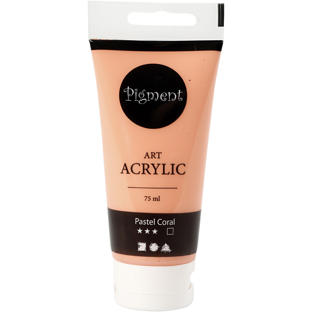 Pigment Art Acrylfarbe Lachsrosa 75 ml