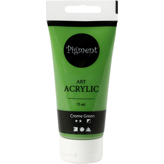 Pigment Art Acrylic Paint Chromium Green 75 ml