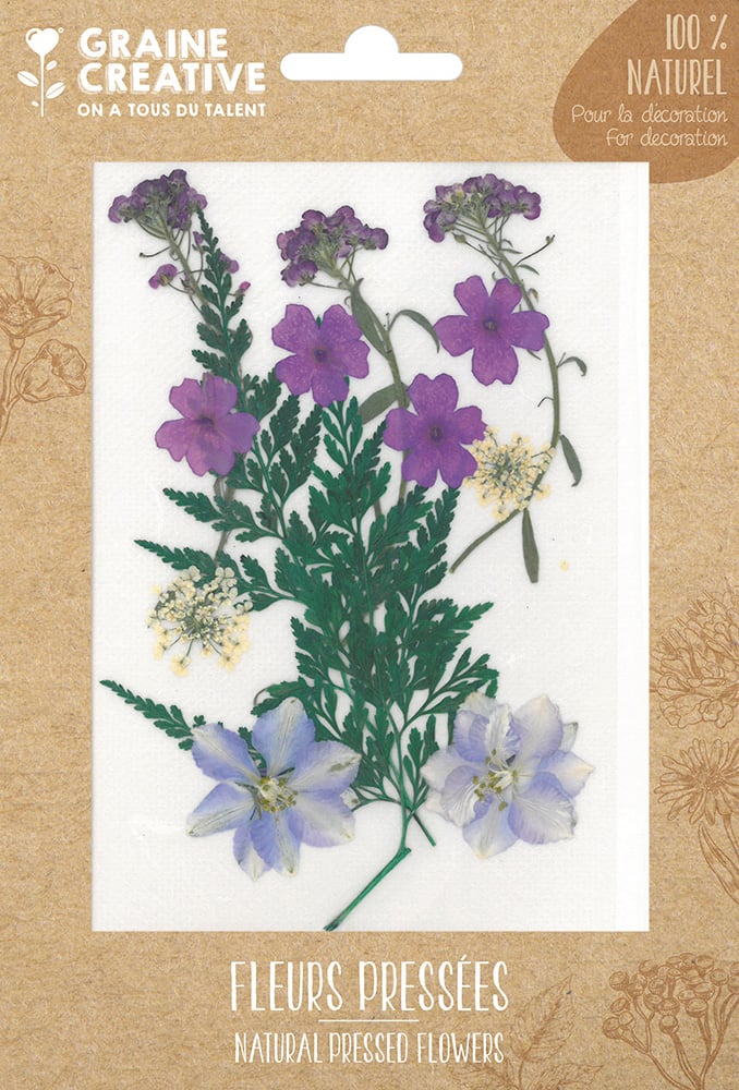 GC Natuurlijke Gedroogte Bloemen Purple Meadow 13 St